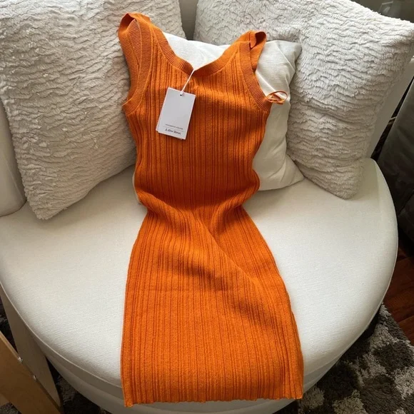 & other stories orange dress katiesbliss on LTK